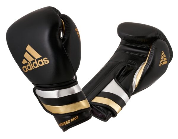 ADIDAS Boxhandschuhe Adispeed Strap up black/gold/silver