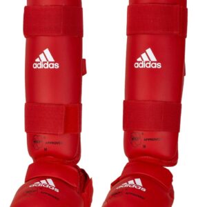 ADIDAS Karate WKF Schien- & Spannschutz WKF approved rot