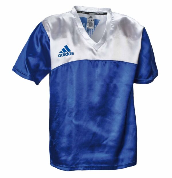 ADIDAS Kickbox-Shirt blau/weiß