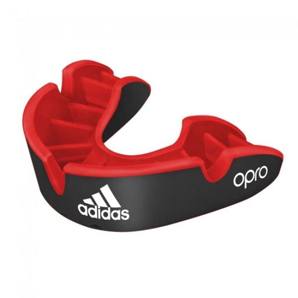 ADIDAS Mundschutz OPRO Gen4 Silver-Edition Rot/Schwarz