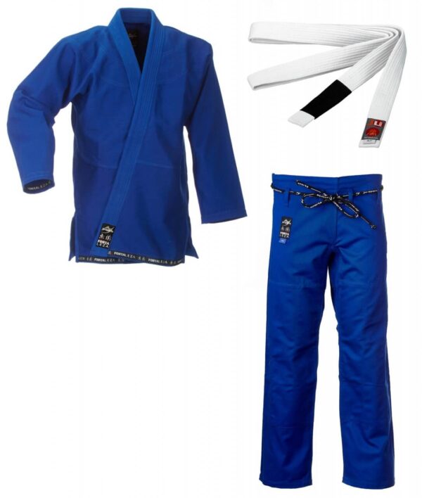 BJJ Starter Gi "Fortaleza" + BJJ Gürtel blau