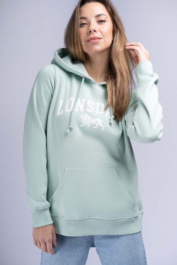 LONSDALE BALNACOIL Hoodie Damen pastellgrün