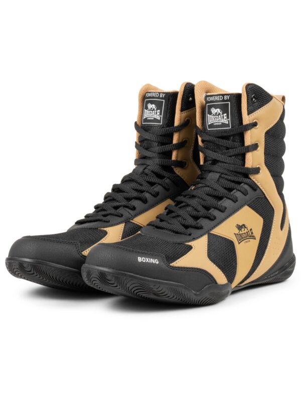 LONSDALE Boxing Boxschuhe Heskin Black / Gold