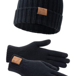 LONSDALE Unisex Mütze und Handschuh Set