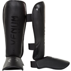 VENUM Schienbeinschoner Challenger MMA Kickboxen - Black/Black