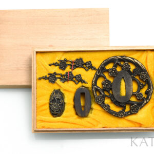 Katana Einzelteil Set "Kuroi Bara"