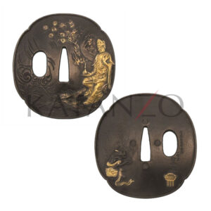 Tsuba "Antīkubudda"