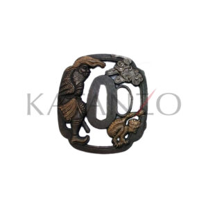 Tsuba "Goruden Kamisama"