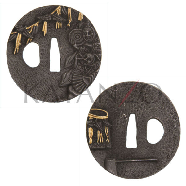 Tsuba "Tako Matsuri"